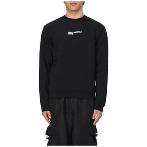 Karl Lagerfeld, Heren, Sweatshirts & Hoodies, Zwart, Maat: L