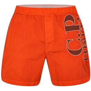C.p. Company, Heren, Badkleding, Oranje, Maat: L Polyamide,