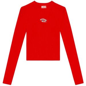 Diesel, Dames, Truien, Rood, Maat: XS