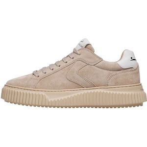 Voile Blanche - Lipari - Leren Sneakers - Beige - Veters - Casual