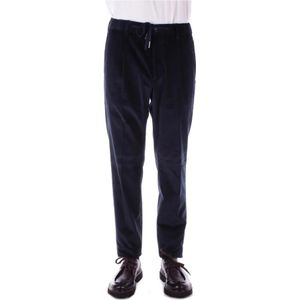 Tagliatore, Heren, Broeken, Blauw, Maat: XL Katoen,