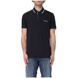 Hugo, Heren, Tops, Blauw, Maat: S Katoen,