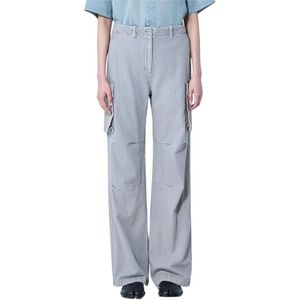 Our Legacy, Dames, Broeken, Grijs, Maat: M Katoen,