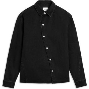 Axel Arigato, Heren, Overhemden, Zwart, Maat: XS Katoen,