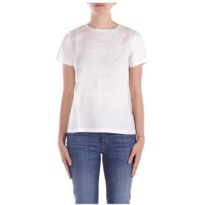 Weekend Max Mara, Dames, Tops, Wit, Maat: L Katoen,