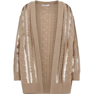 Max Mara - Gebreide Trui - Beige - 70% Wol - 30% Kasjmier