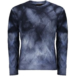 Moorer, Heren, Truien, Blauw, Maat: 2XL Wol,