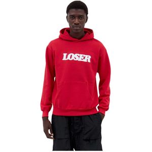 Connie Costas, Heren, Sweatshirts & Hoodies, Rood, Maat: S Katoen,