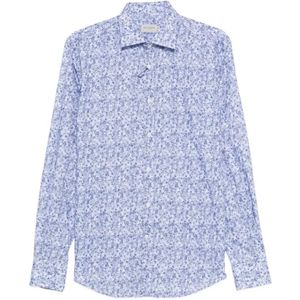 Paul & Shark, Heren, Overhemden, Blauw, Maat: XL Katoen,