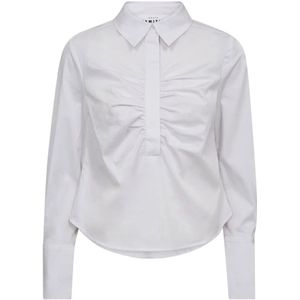 Haute L'Amitié, Dames, Blouses & Shirts, Wit, Maat: XS Katoen,