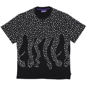 Octopus, Heren, Tops, Zwart, Maat: XL Katoen,