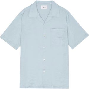 Nn07, Heren, Overhemden, Blauw, Maat: M