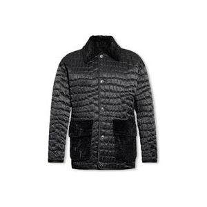 Versace Gewatteerde jas , Black , Heren , Maat: M