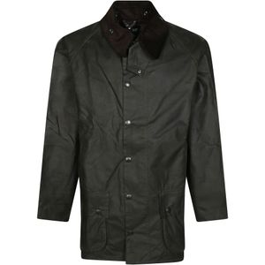 Barbour, Heren, Jassen, Groen, Maat: L Katoen,