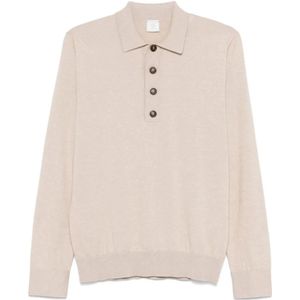 Eleventy, Heren, Tops, Beige, Maat: XL Katoen,