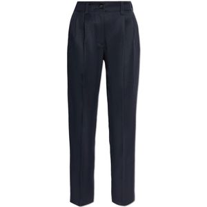 Golden Goose, Dames, Broeken, Blauw, Maat: 2XS Wol,