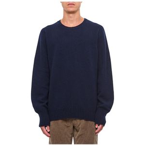 Drumohr, Heren, Truien, Blauw, Maat: S Wol,