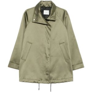 Covert, Dames, Jassen, Groen, Maat: S Zijde,