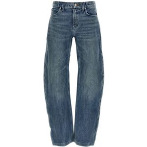 Alexander Wang, Dames, Jeans, Blauw, Maat: W26 Katoen,