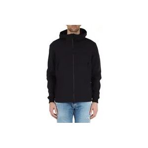 Peuterey Stretch stof hoodie Lousma MD , Blue , Heren , Maat: M