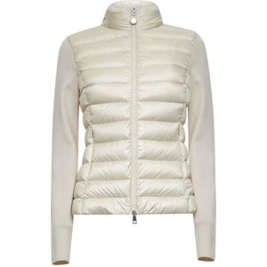 Moncler, Dames, Jassen, Beige, Maat: XS Wol,