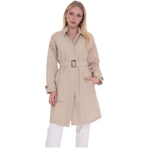 Woolrich, Dames, Mantels, Beige, Maat: S Wol,