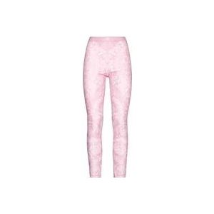 Versace Barokpatroon Super-Skinny Broek , Pink , Dames , Maat: M