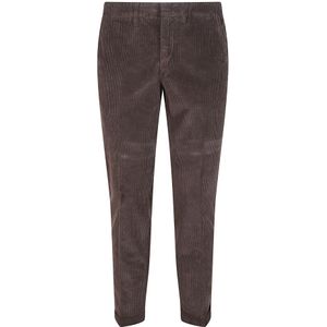 Fay, Heren, Broeken, Bruin, Maat: W35 Corduroy,