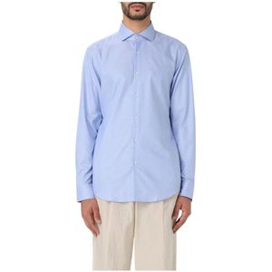 Hugo, Heren, Overhemden, Blauw, Maat: 2XL Katoen,