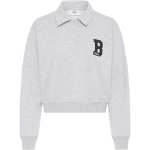 Ball, Dames, Tops, Grijs, Maat: L Leer,