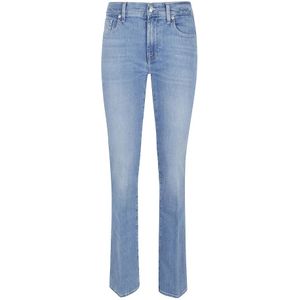 7 For All Mankind, Dames, Jeans, Blauw, Maat: W28 Katoen,