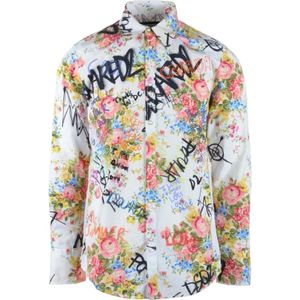 Dsquared2, Heren, Overhemden, Veelkleurig, Maat: L Katoen,