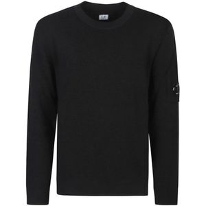 C.p. Company, Heren, Sweatshirts & Hoodies, Zwart, Maat: S Wol,