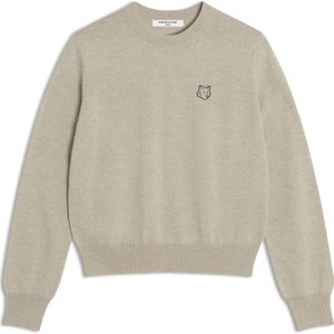 Maison Kitsuné, Heren, Truien, Beige, Maat: L Wol,