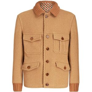 Etro, Heren, Truien, Beige, Maat: M