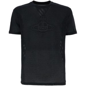 Vivienne Westwood, Heren, Tops, Zwart, Maat: M Poliester,