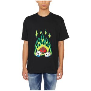 Just Don, Heren, Tops, Zwart, Maat: L Katoen,