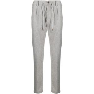 Eleventy, Heren, Broeken, Grijs, Maat: W36 Kasjmier,