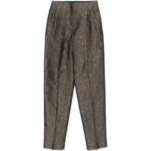 Giorgio Armani, Dames, Broeken, Zwart, Maat: S Zijde,