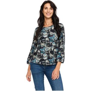 2-Biz, Dames, Blouses & Shirts, Veelkleurig, Maat: M