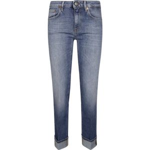 Dondup, Dames, Jeans, Blauw, Maat: W30 Katoen,
