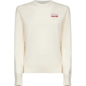 MC2 Saint Barth, Dames, Truien, Beige, Maat: S Wol,