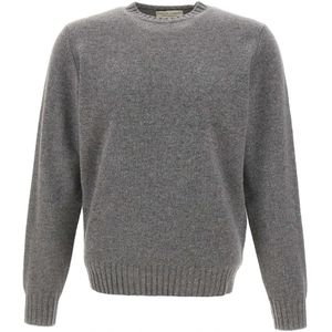 Filippo De Laurentiis, Heren, Truien, Grijs, Maat: L Wol,