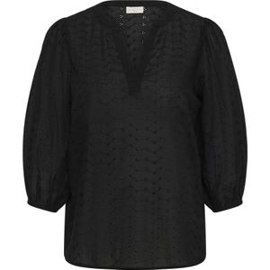 KAFFE CURVE Blouse 'Maia'  zwart