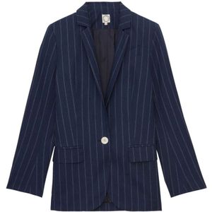 Ines de la Fressange Paris, Dames, Jassen, Blauw, Maat: XS Linnen,