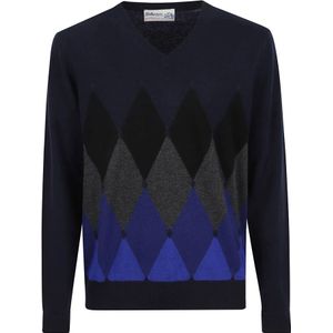 Ballantyne, Heren, Truien, Veelkleurig, Maat: 2XL Kasjmier,