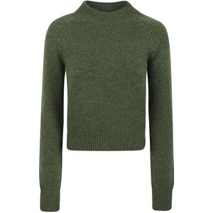 Dries Van Noten, Dames, Truien, Groen, Maat: M Wol,
