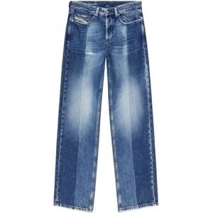 Diesel, Heren, Jeans, Blauw, Maat: W33 L32 Denim,