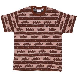 Obey, Heren, Tops, Bruin, Maat: L Katoen,