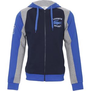 Lacoste, Heren, Sweatshirts & Hoodies, Blauw, Maat: S Wol,